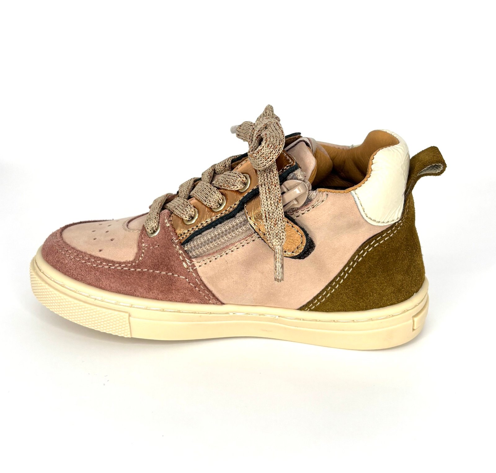 Babybotte Arielle Rose – baskets montantes en nubuck, vue 3