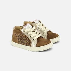 Pom d’Api Mousse Zip Top - Miel Naturel – chaussures enfant